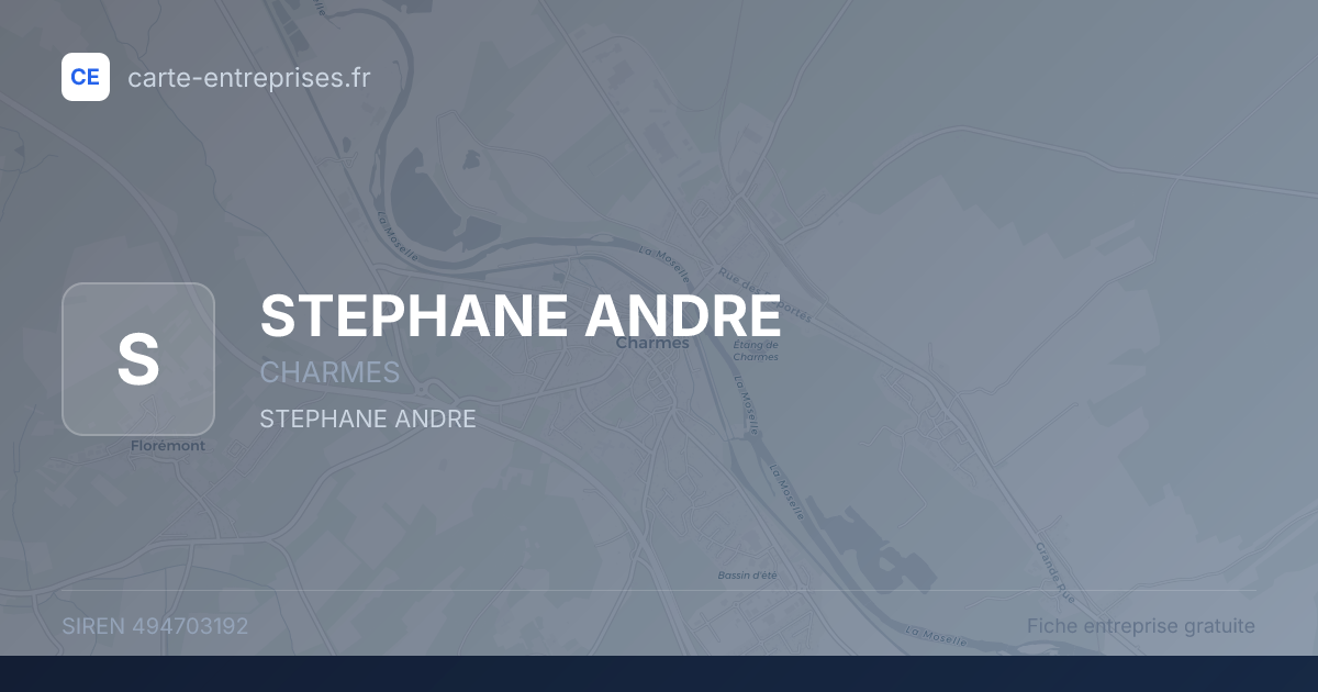 STEPHANE ANDRE — 494703192 — fiche entreprise