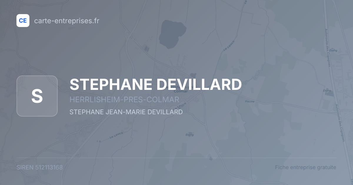 STEPHANE DEVILLARD — 512113168 — fiche entreprise