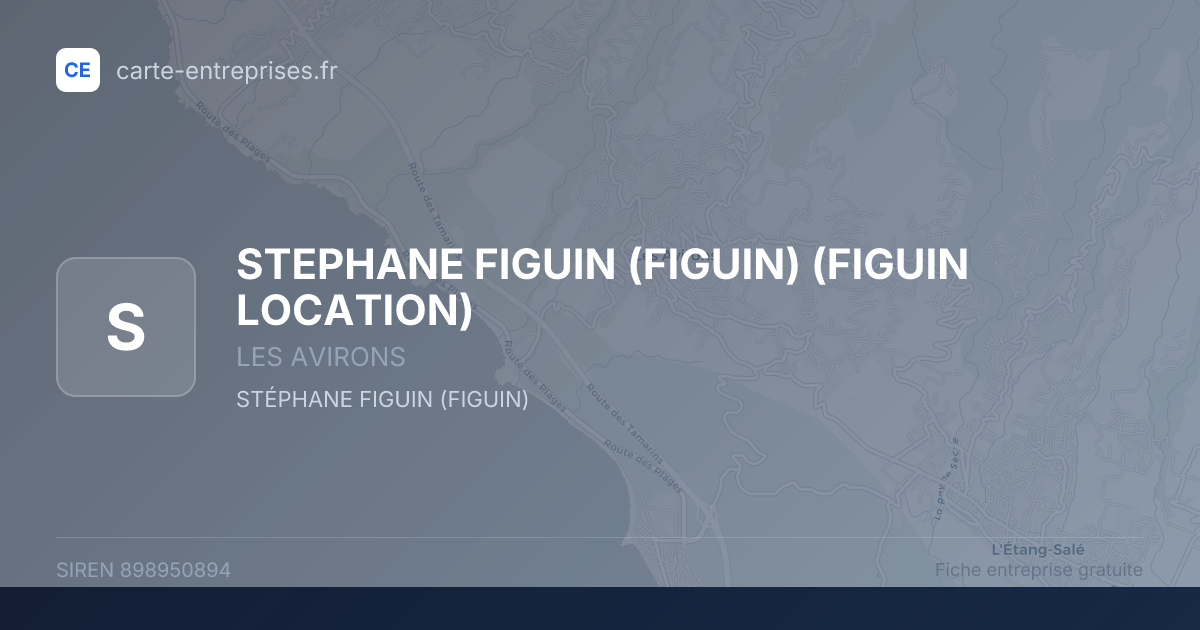 STEPHANE FIGUIN (FIGUIN) (FIGUIN LOCATION) — 898950894 — fiche entreprise