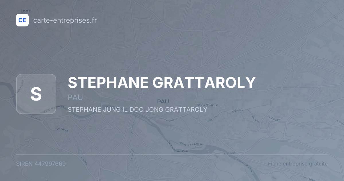 STEPHANE GRATTAROLY — 447997669 — fiche entreprise