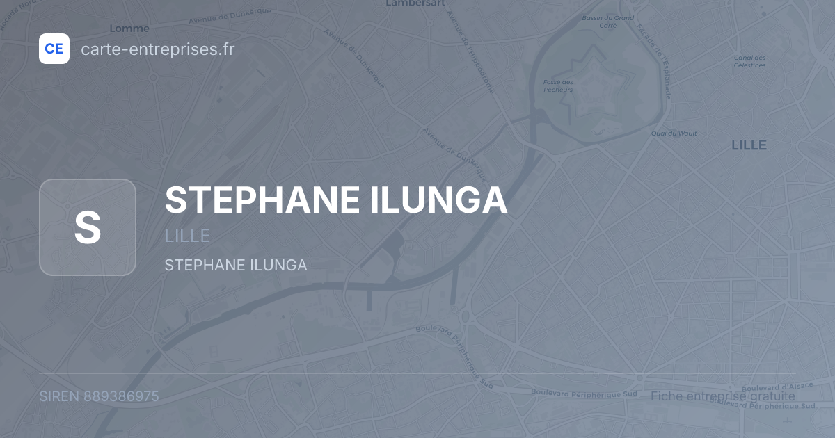 STEPHANE ILUNGA — 889386975 — fiche entreprise