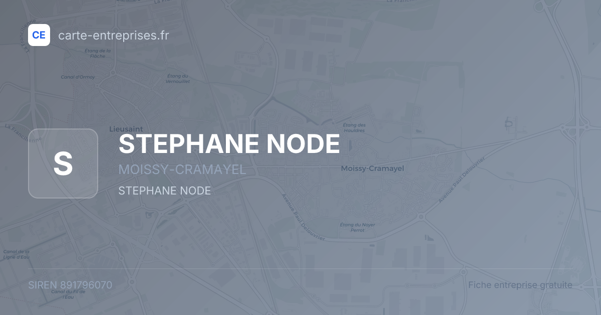 STEPHANE NODE — 891796070 — fiche entreprise