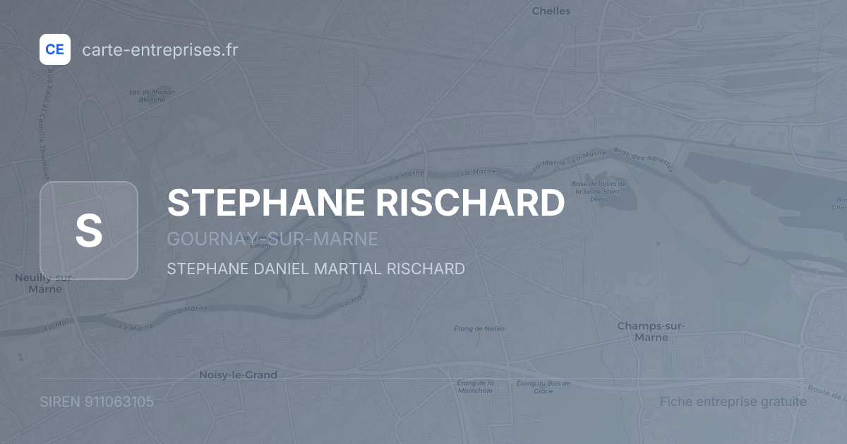 STEPHANE RISCHARD — 911063105 — fiche entreprise
