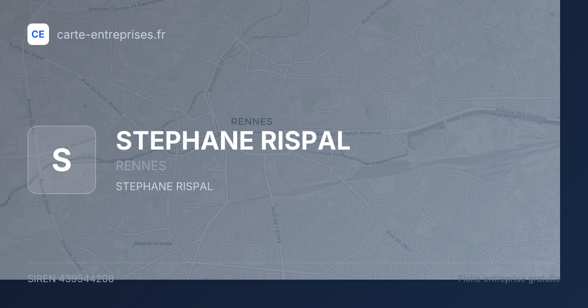 STEPHANE RISPAL — 439944208 — fiche entreprise