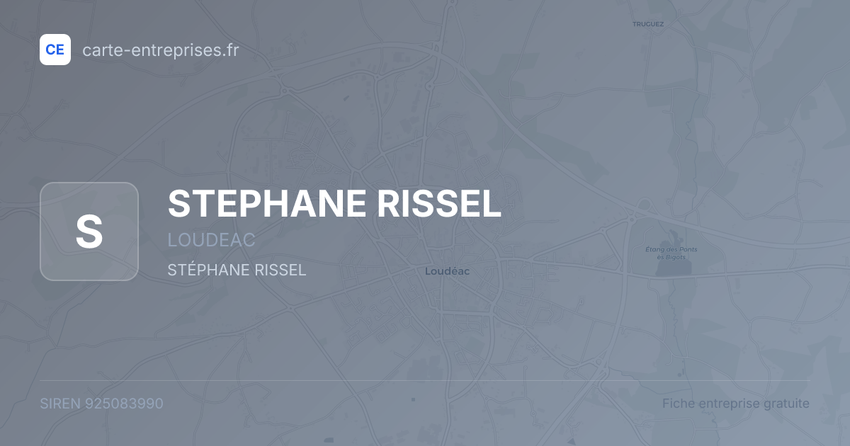 STEPHANE RISSEL — 925083990 — fiche entreprise