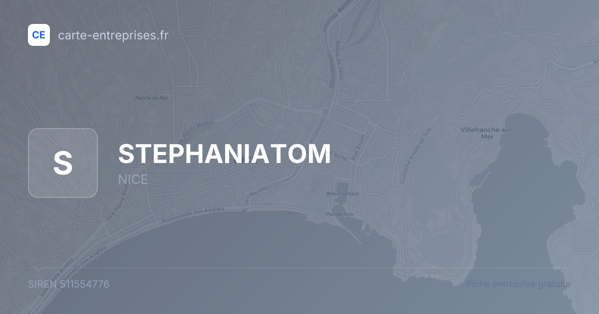 STEPHANIATOM — 511554776 — fiche entreprise