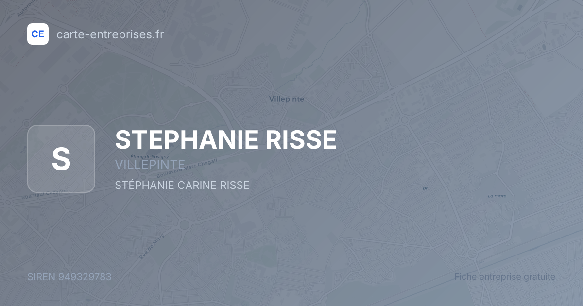STEPHANIE RISSE — 949329783 — fiche entreprise