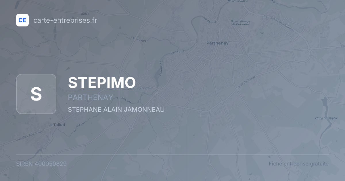 STEPIMO — 400050829 — fiche entreprise