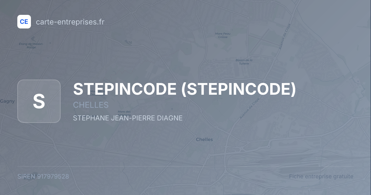 STEPINCODE — 917979528 — fiche entreprise