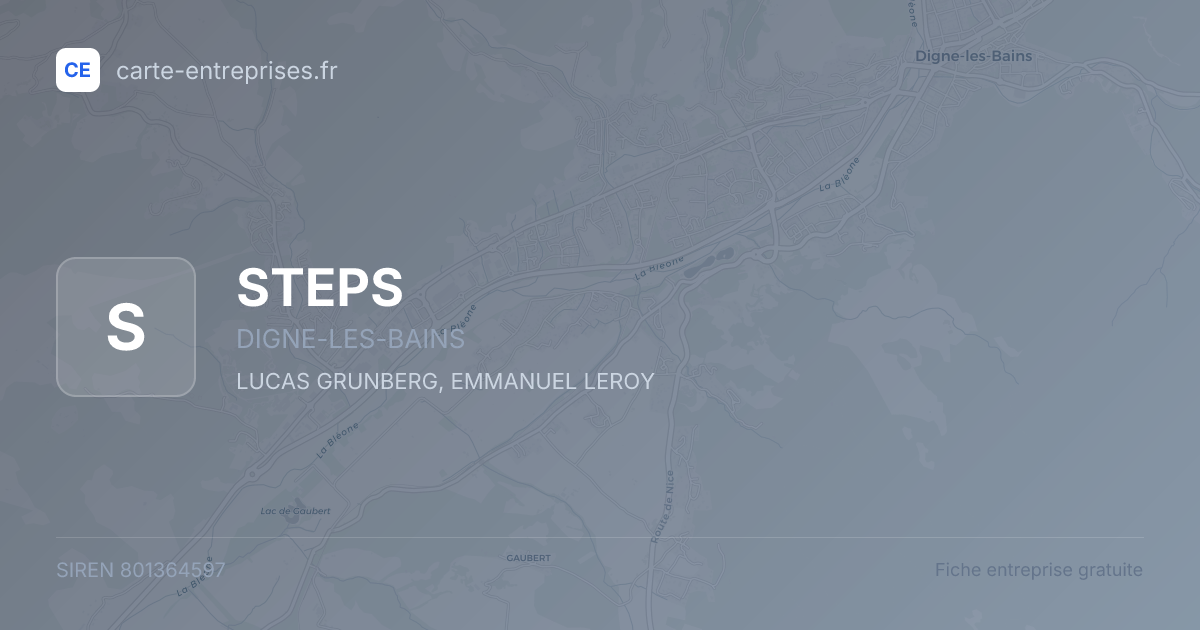 STEPS — 801364597 — fiche entreprise