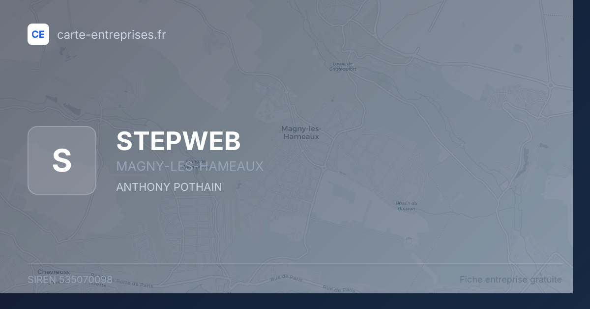 STEPWEB — 535070098 — fiche entreprise