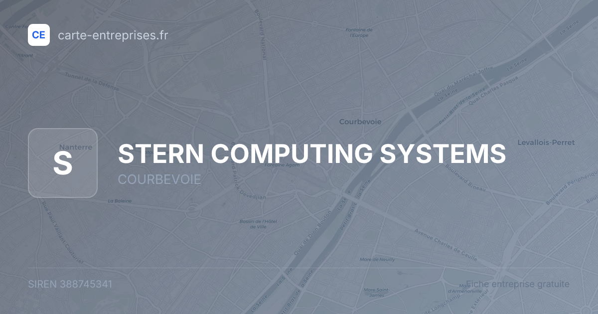 STERN COMPUTING SYSTEMS — 388745341 — fiche entreprise