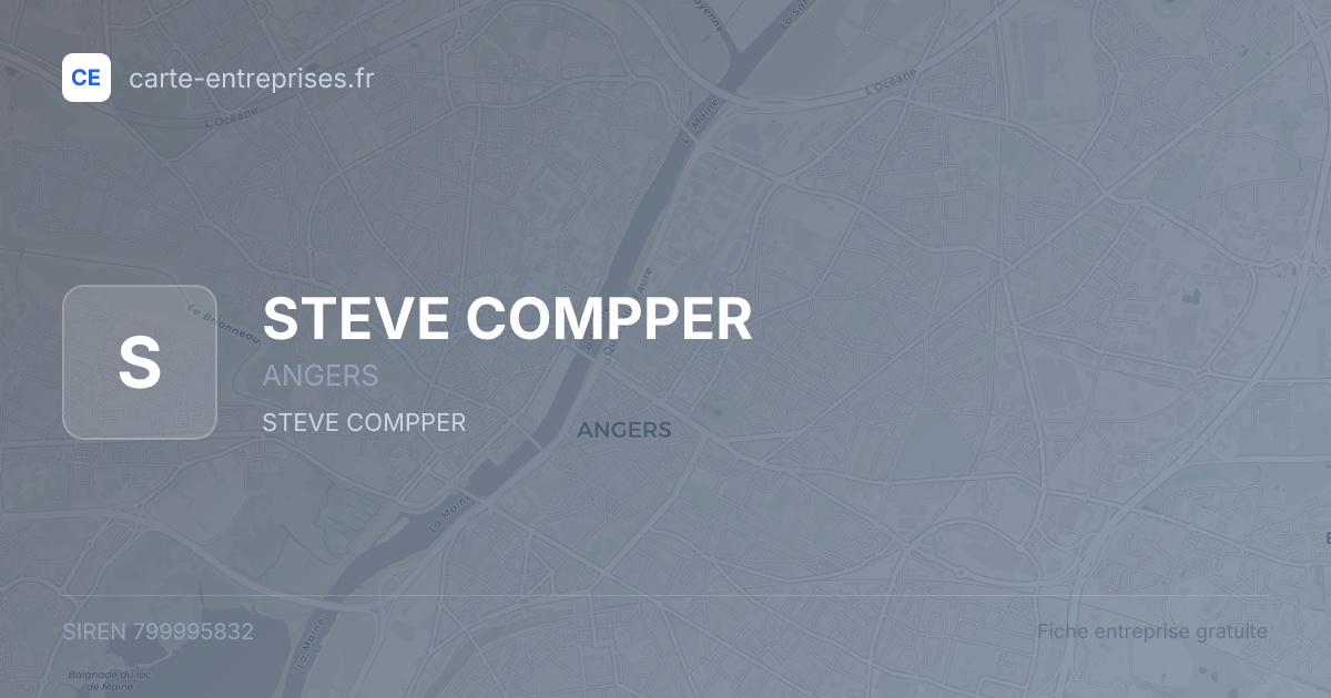 STEVE COMPPER — 799995832 — fiche entreprise