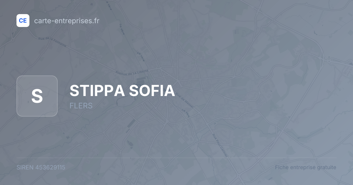 STIPPA SOFIA — 453629115 — fiche entreprise