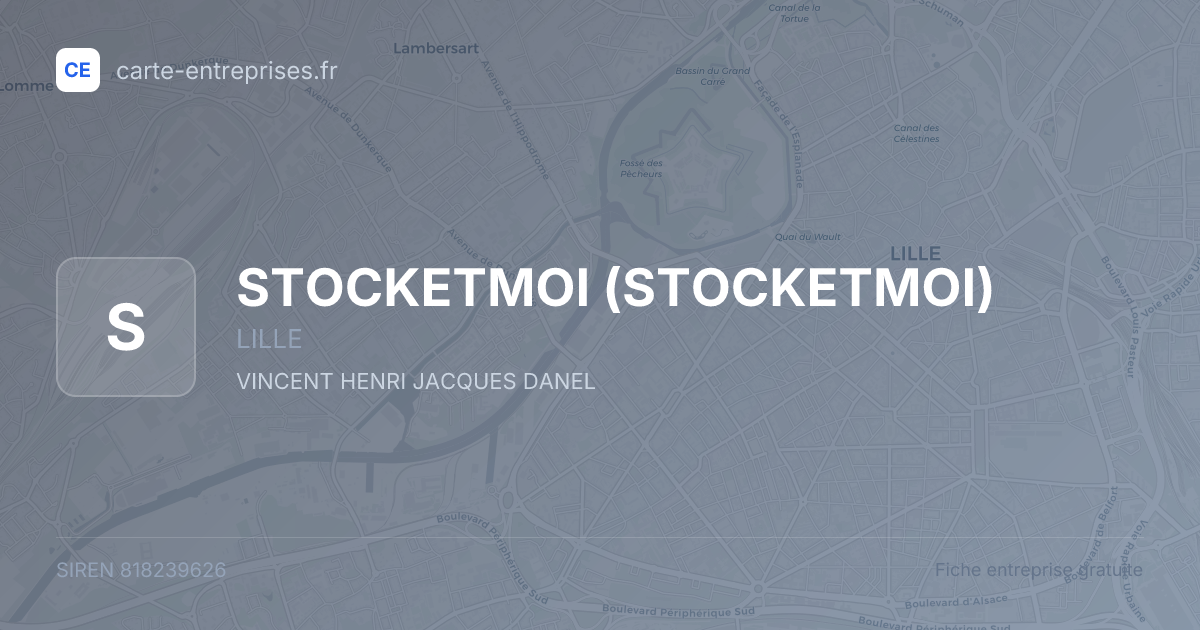 STOCKETMOI — 818239626 — fiche entreprise