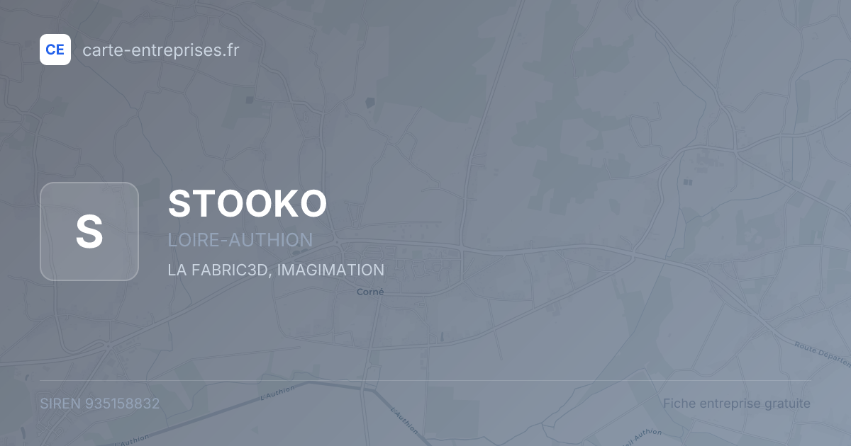 STOOKO — 935158832 — fiche entreprise