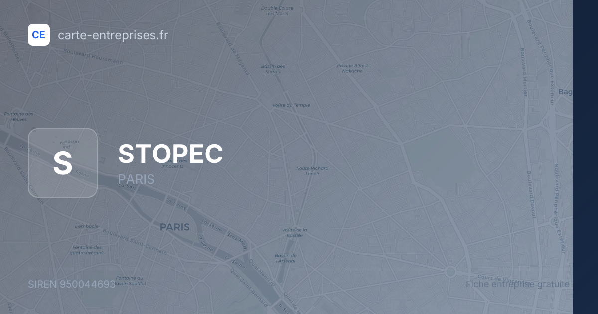 STOPEC — 950044693 — fiche entreprise