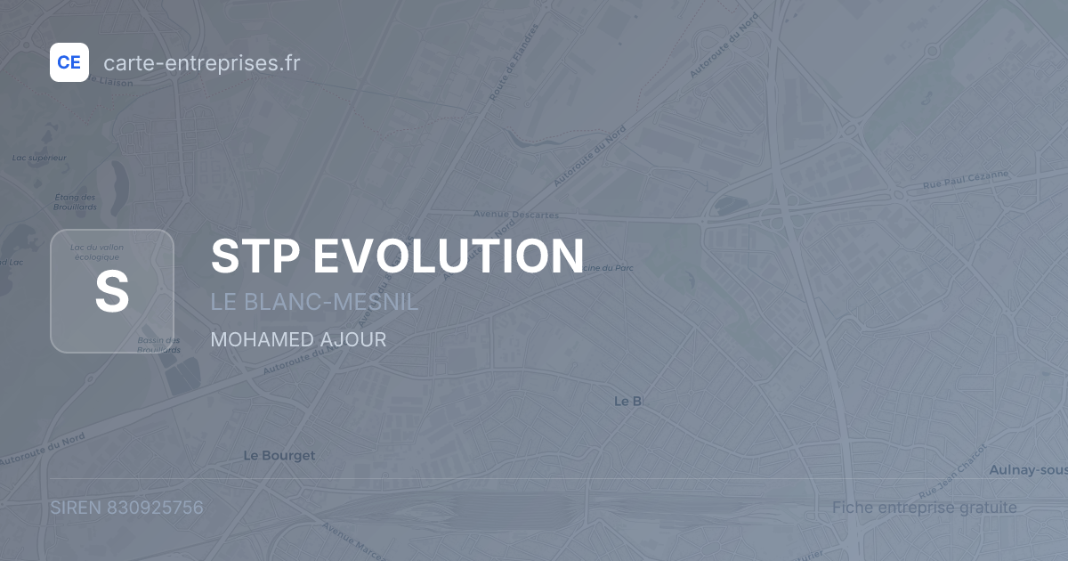 STP EVOLUTION — 830925756 — fiche entreprise