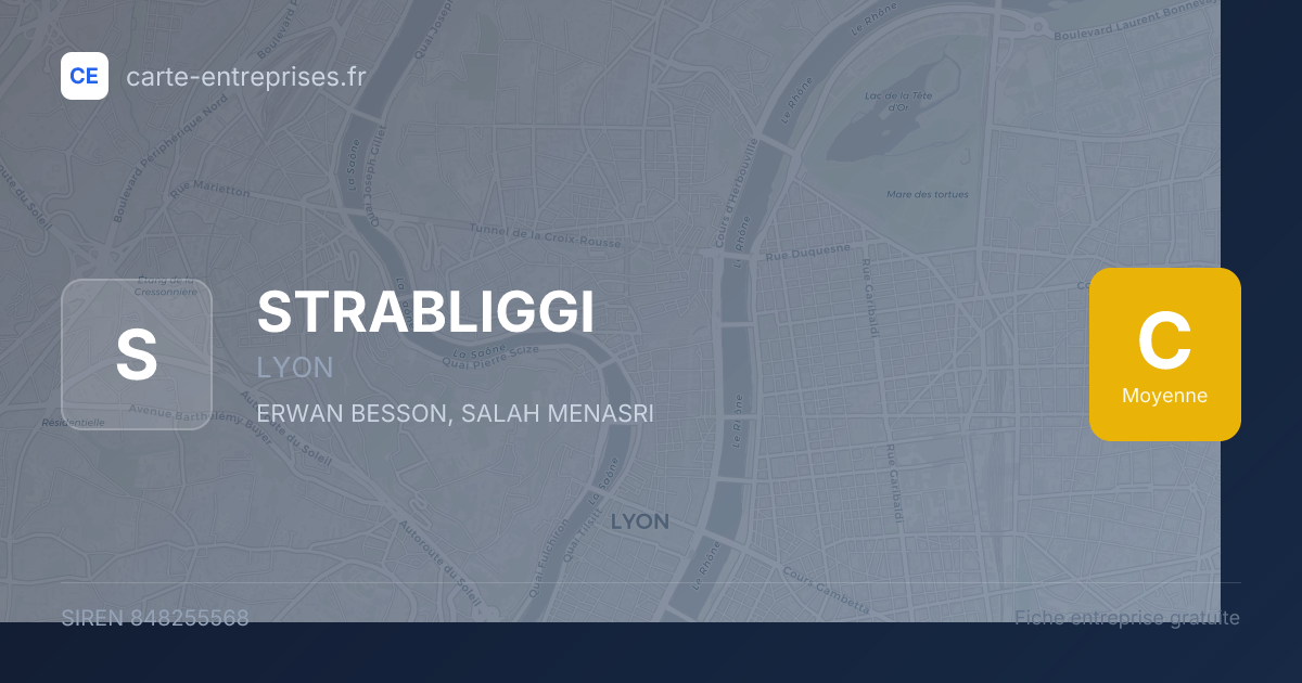 STRABLIGGI — 848255568 — fiche entreprise