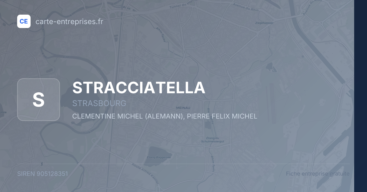 STRACCIATELLA — 905128351 — fiche entreprise