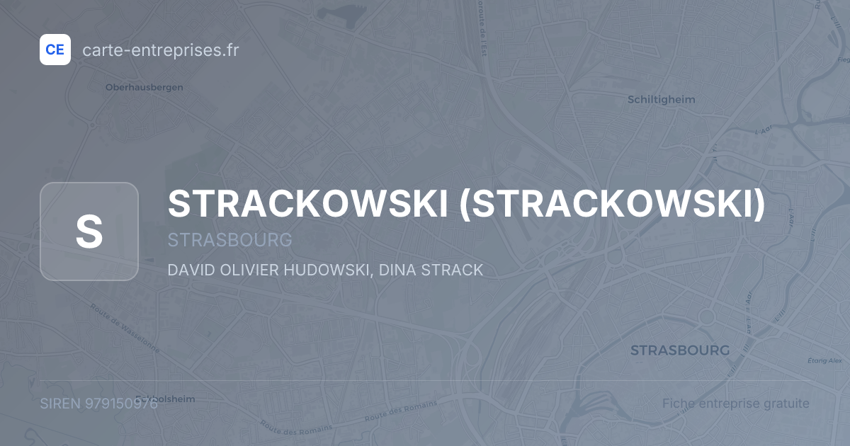 STRACKOWSKI — 979150976 — fiche entreprise