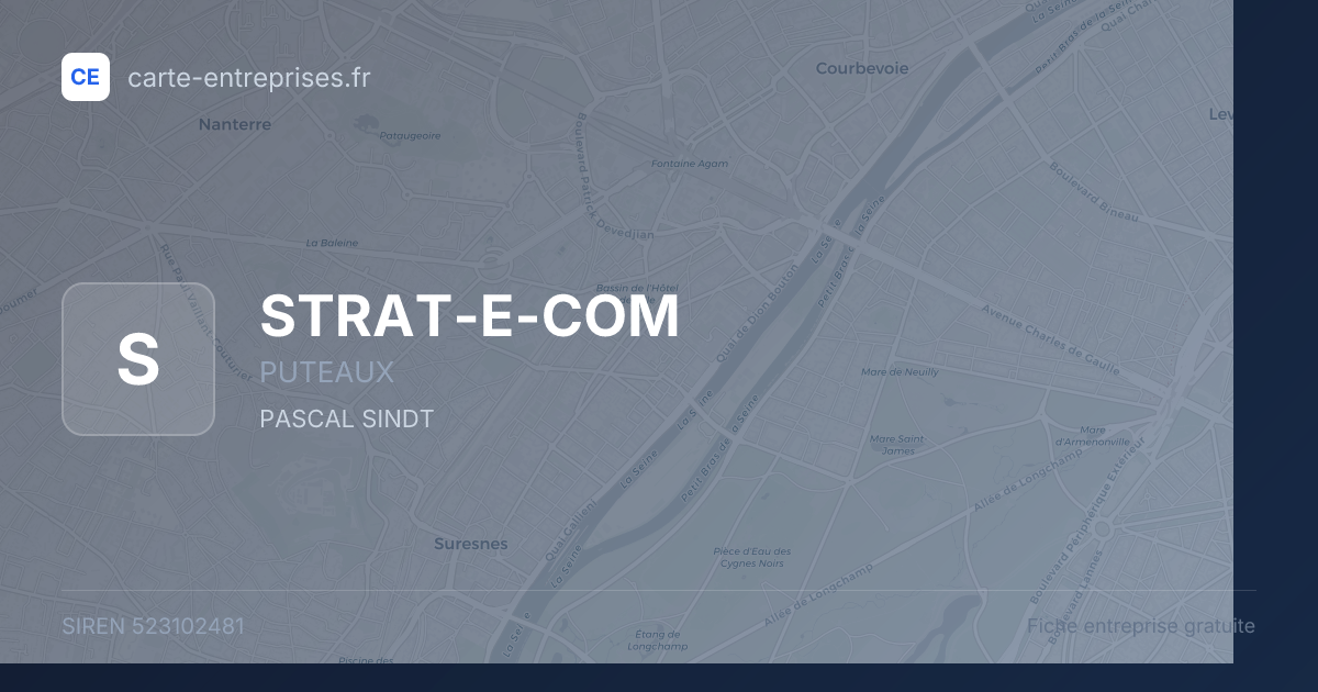 STRAT-E-COM — 523102481 — fiche entreprise