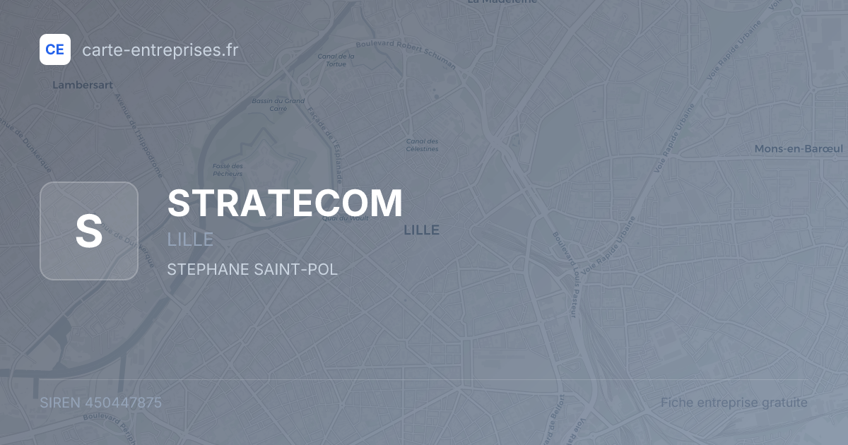 STRATECOM — 450447875 — fiche entreprise