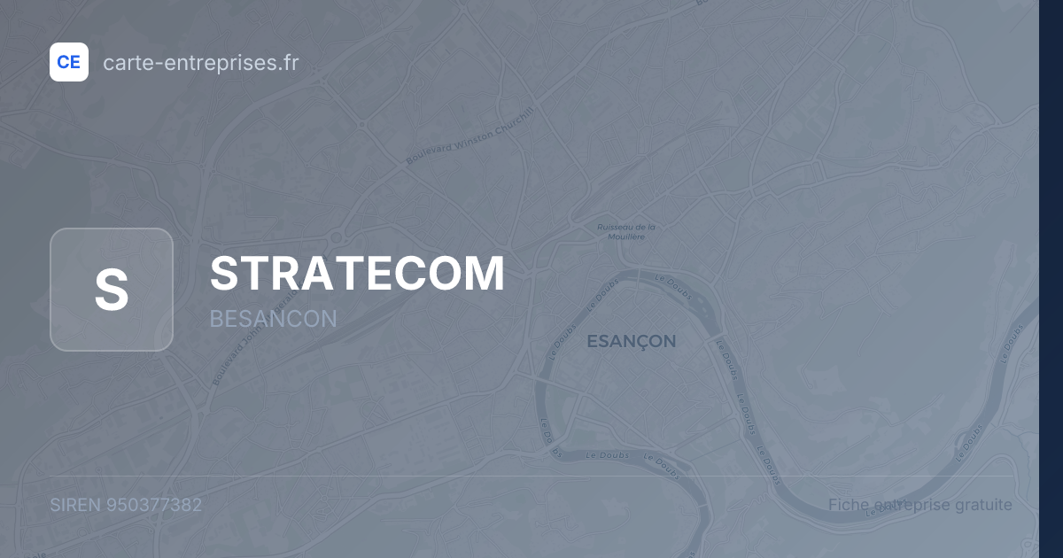 STRATECOM — 950377382 — fiche entreprise