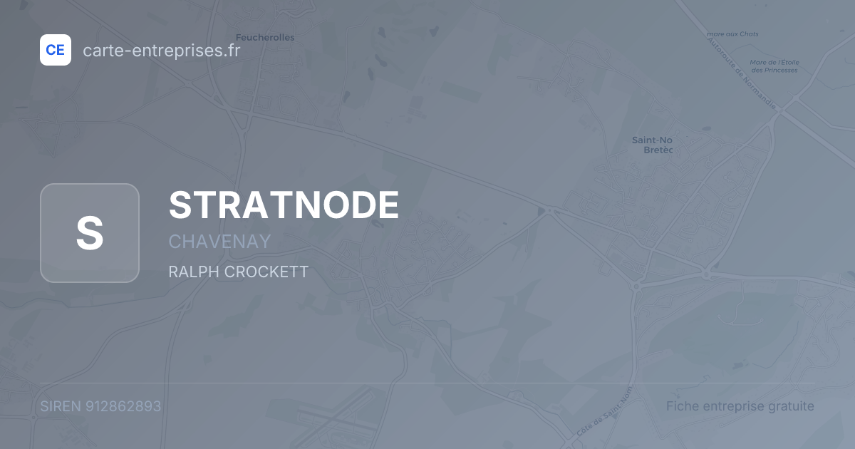 STRATNODE — 912862893 — fiche entreprise