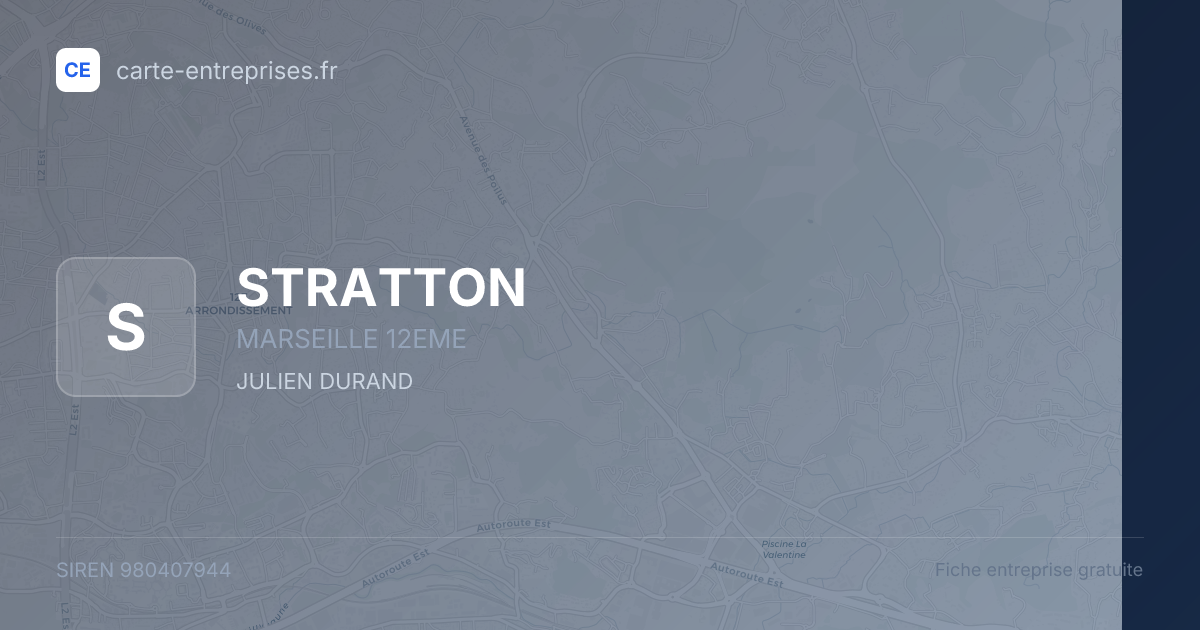 STRATTON — 980407944 — fiche entreprise
