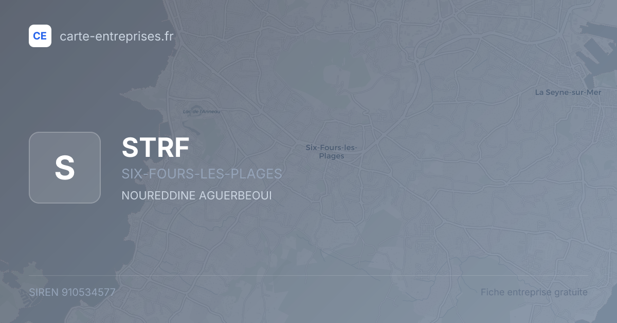 STRF — 910534577 — fiche entreprise