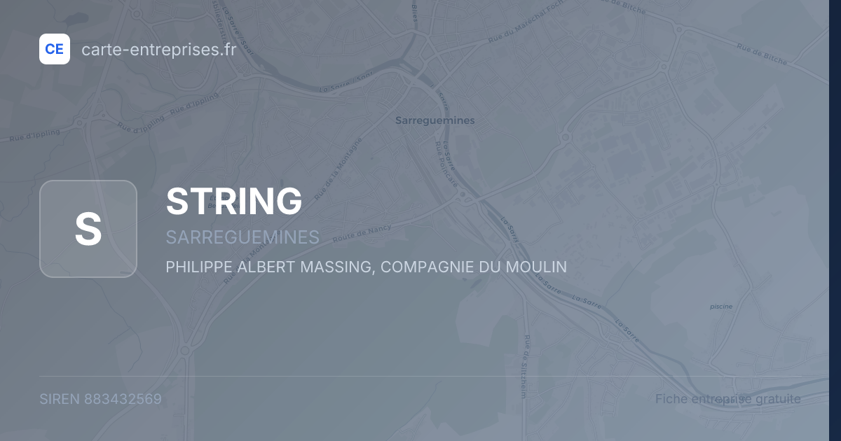 STRING — 883432569 — fiche entreprise