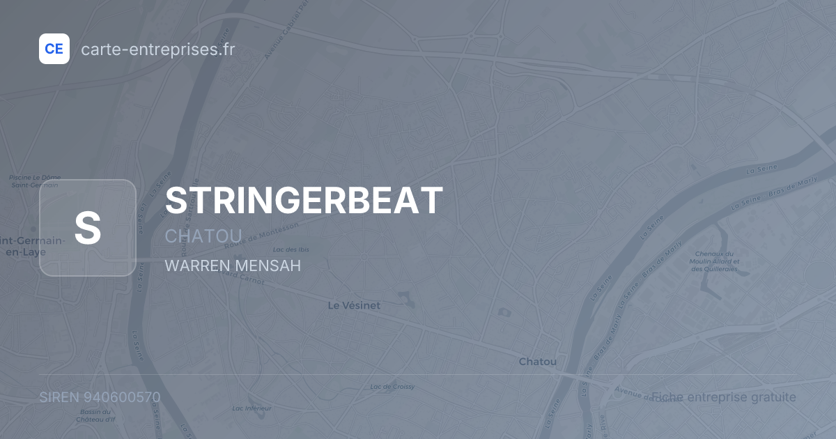 STRINGERBEAT — 940600570 — fiche entreprise