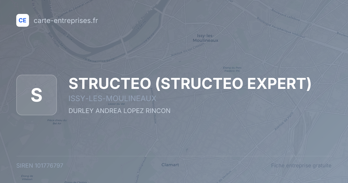 STRUCTEO (STRUCTEO EXPERT) — 101776797 — fiche entreprise