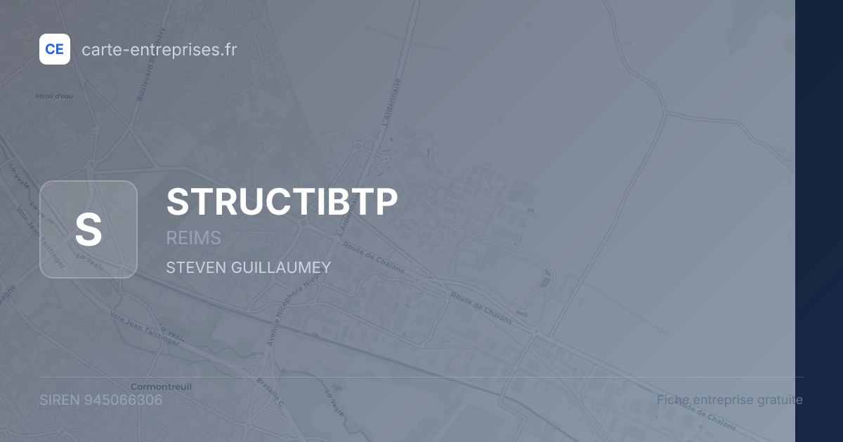 STRUCTIBTP — 945066306 — fiche entreprise