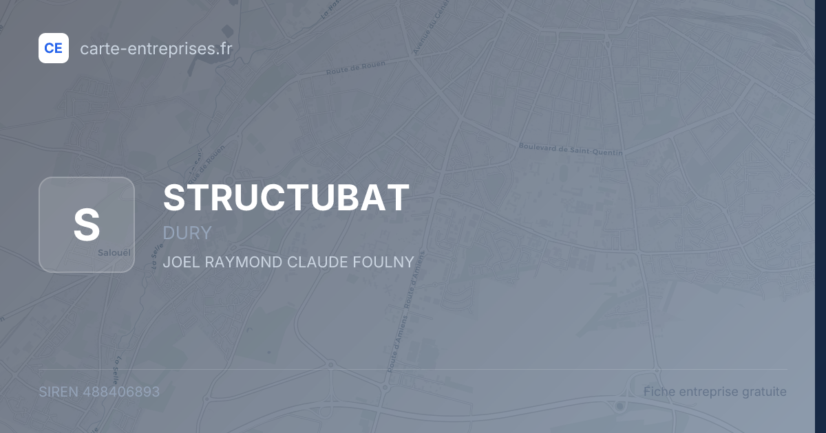 STRUCTUBAT — 488406893 — fiche entreprise