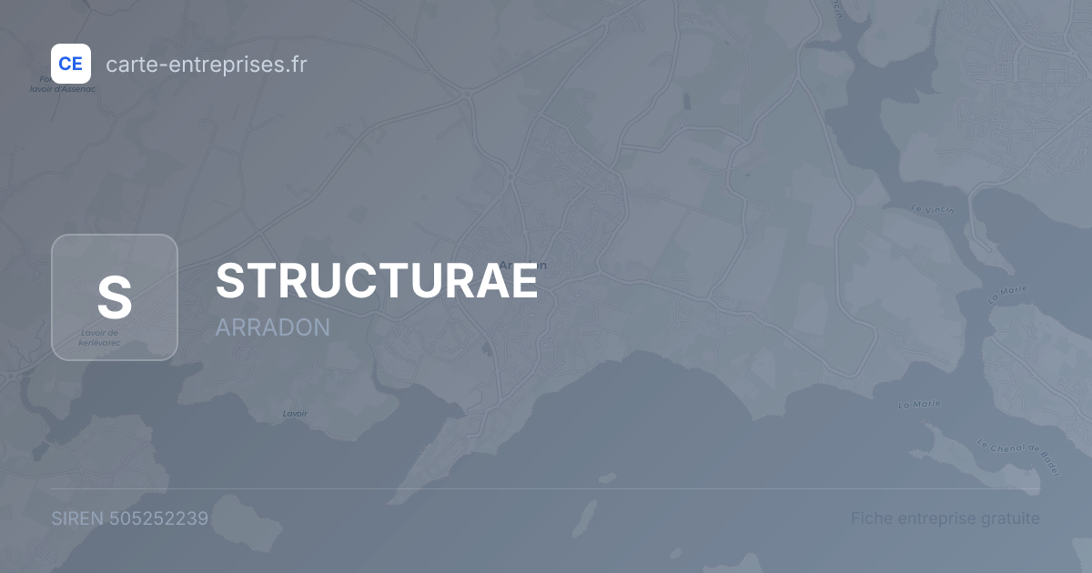 STRUCTURAE — 505252239 — fiche entreprise