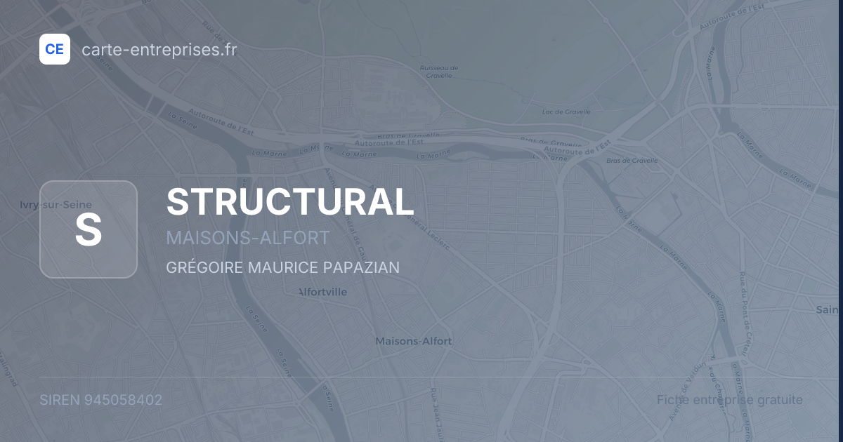 STRUCTURAL — 945058402 — fiche entreprise