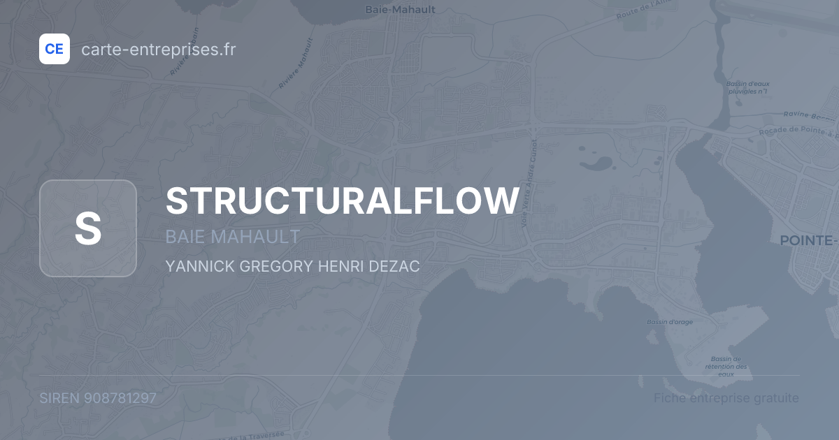 STRUCTURALFLOW — 908781297 — fiche entreprise