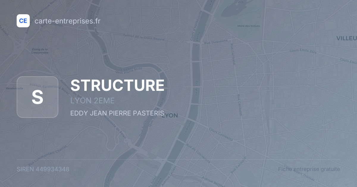 STRUCTURE — 449934348 — fiche entreprise