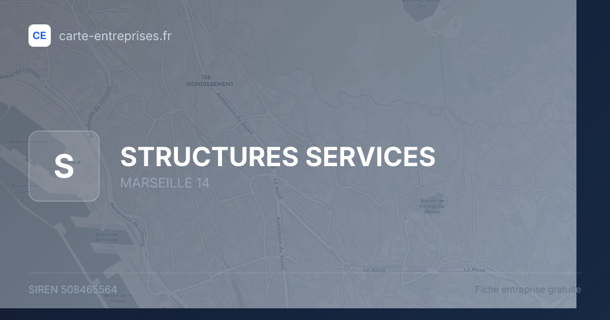 STRUCTURES SERVICES — 508465564 — fiche entreprise
