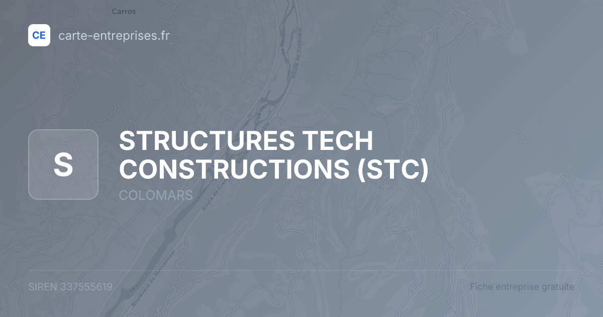 STRUCTURES TECH CONSTRUCTIONS (STC) — 337555619 — fiche entreprise