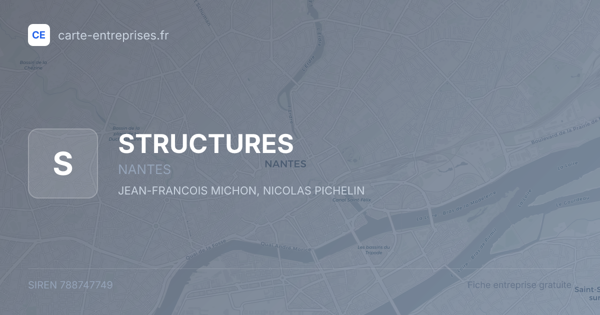 STRUCTURES — 788747749 — fiche entreprise