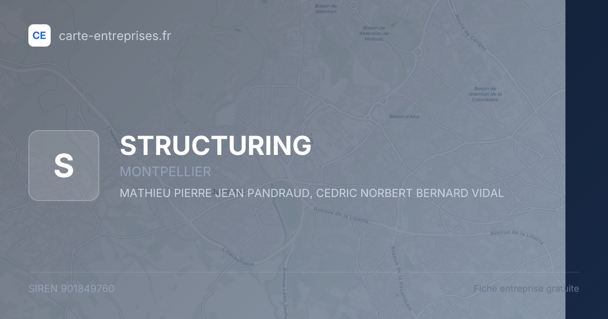 STRUCTURING — 901849760 — fiche entreprise