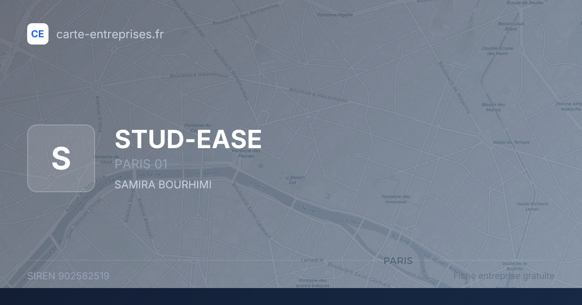 STUD-EASE — 902582519 — fiche entreprise