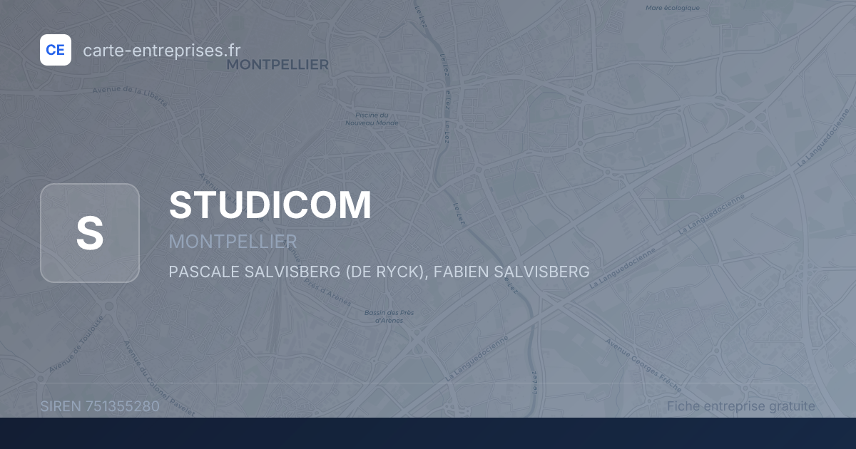 STUDICOM — 751355280 — fiche entreprise
