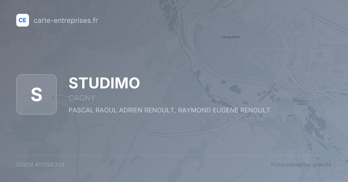 STUDIMO — 411296304 — fiche entreprise