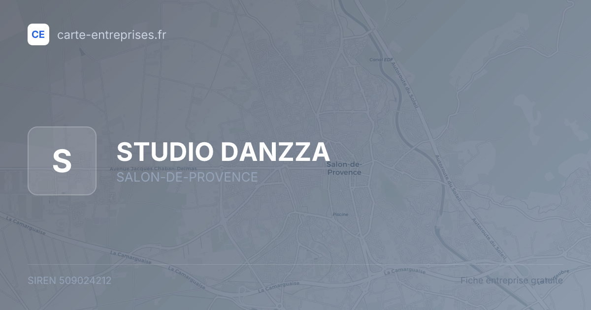 STUDIO DANZZA — 509024212 — fiche entreprise
