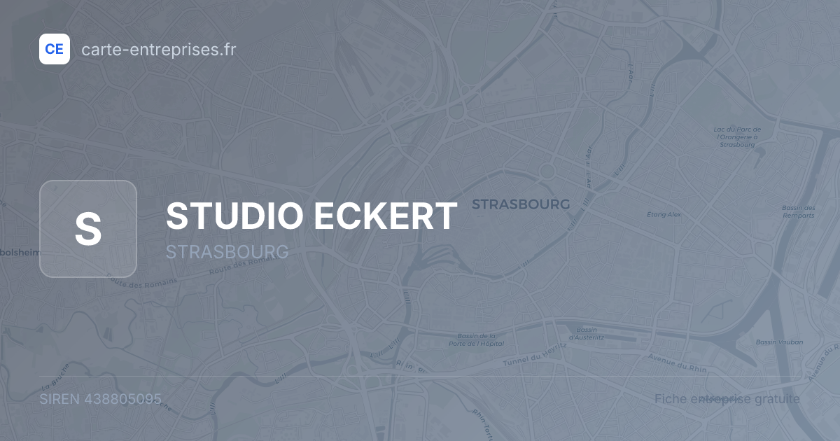 STUDIO ECKERT — 438805095 — fiche entreprise