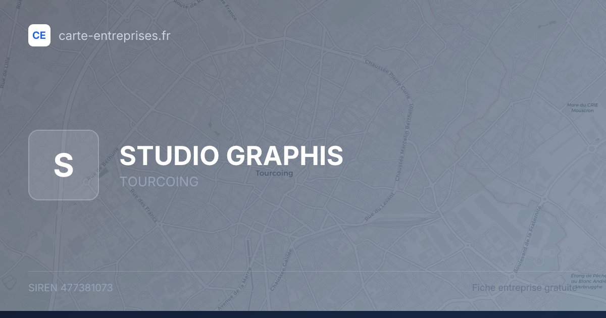 STUDIO GRAPHIS — 477381073 — fiche entreprise